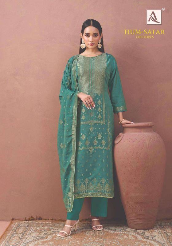 Alok suits humsafar edition 5 Wholesale dress materials market in Pune